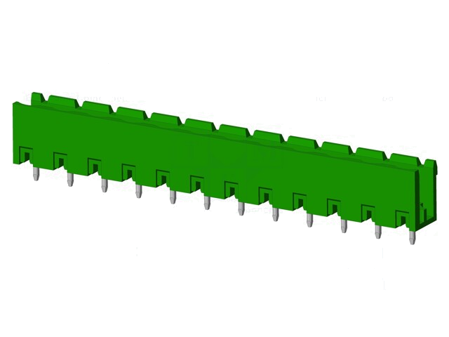 Connector: ontkoppelbare terminal strip; contact; mannelijk Connector: ontkoppelbare terminal strip; contact; mannelijk
